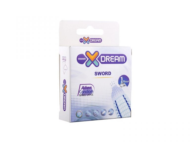 کاندوم خاردرشت فضایی مدل شمشیری ایکس دریم
