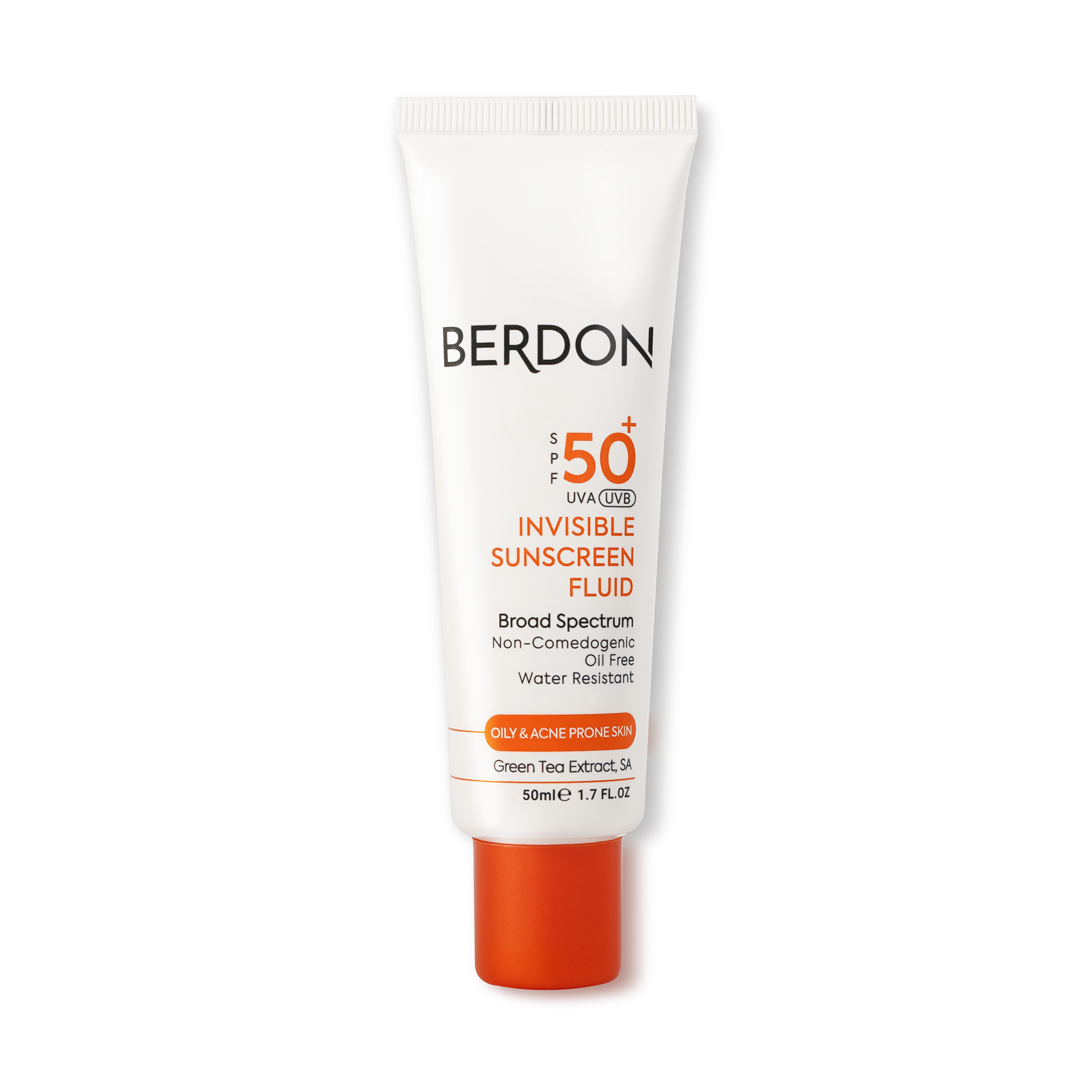 ضد آفتاب بی رنگ بردون پوست چرب SPF50+